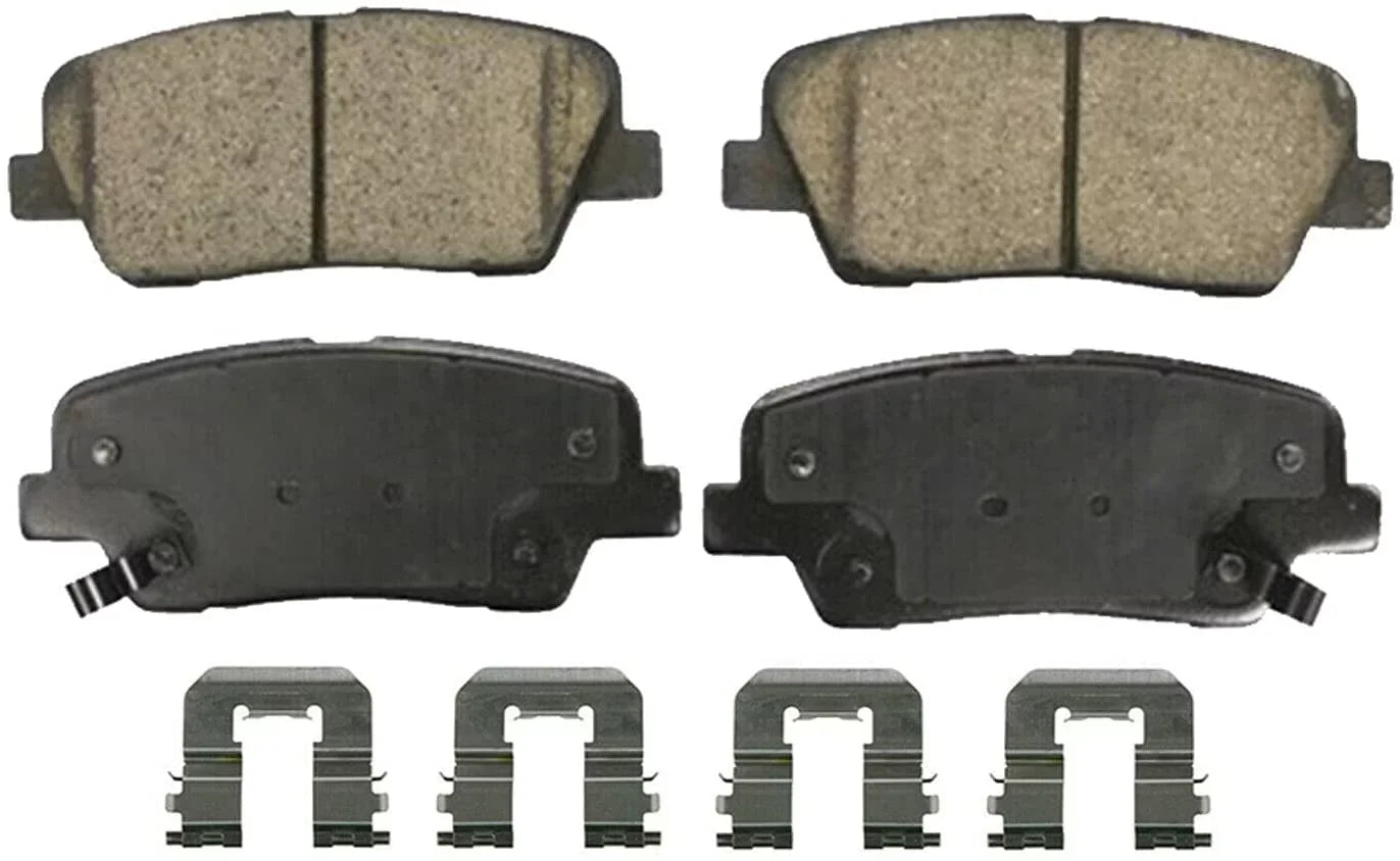 for Pads 11-14 Fe, Rear Detroit Santa Kia Replacement 4 2011 2013 and 2014 Axle 2010-2012 - 2010 Brake Front Brake Sorento, Hyundai Pads Ceramic 2012