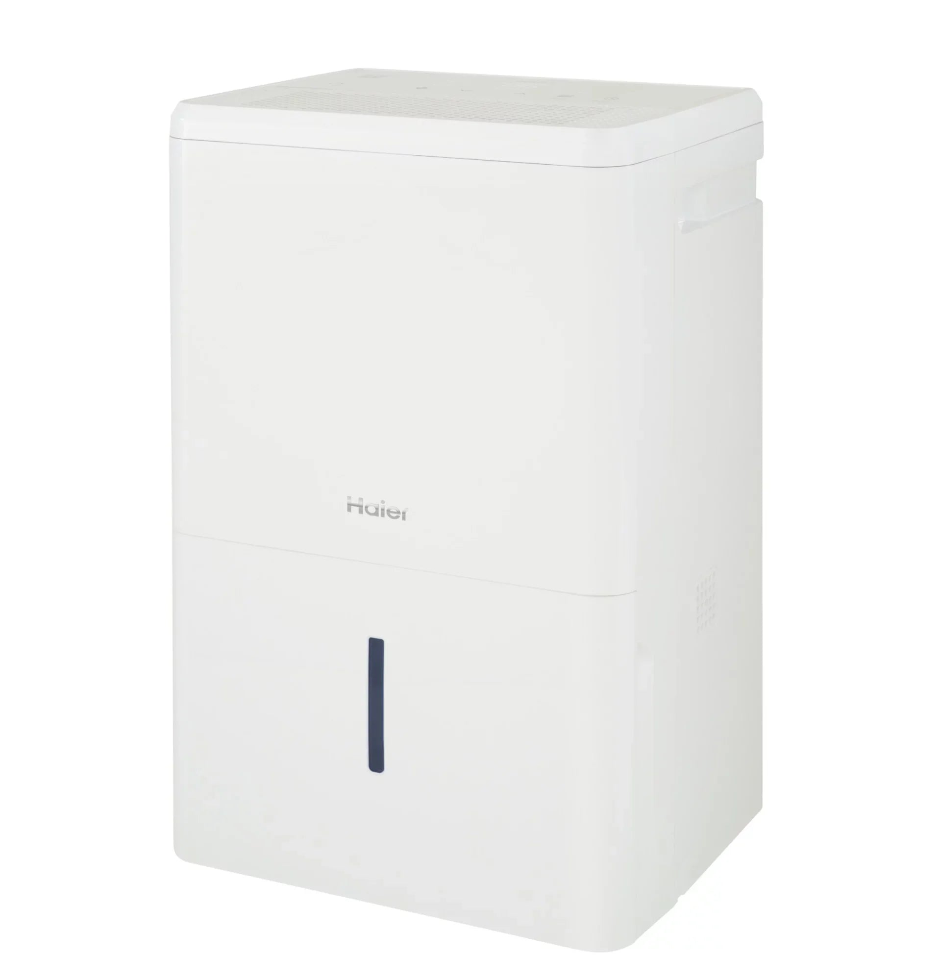 Portable Digital Haier Controls QDHR50LZ 50-Pint LED Dehumidifier, White 3-Speed (Refurbished) Restored
