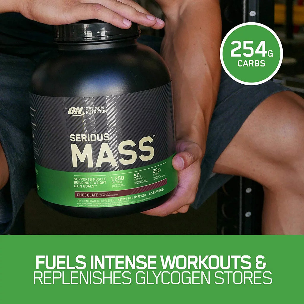 Vanilla, Optimum Weight Powder, Gainer Mass, Serious Nutrition, 6.lb Protein