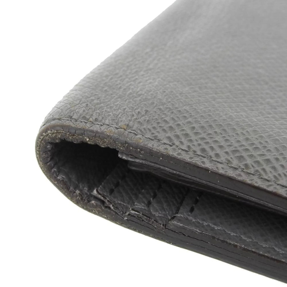 LOUIS VUITTON Long Pre-Owned Brother (Good) Vuitton M32653 Bifold Portefeuille Louis Wallet Glacier Taiga