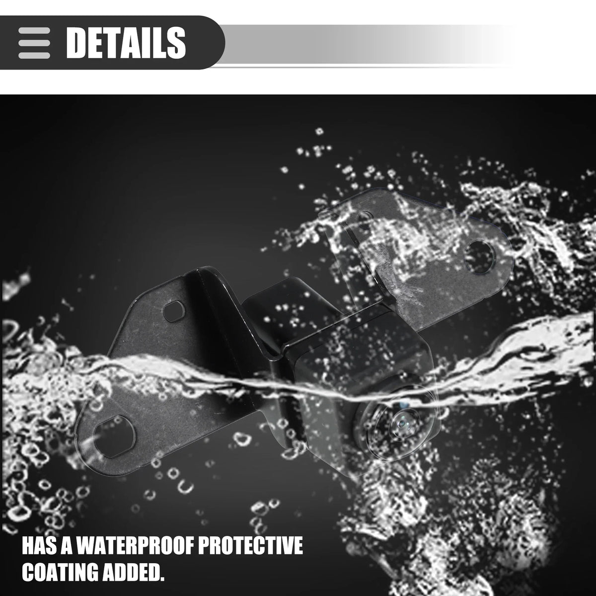 View Bargains Front Sport Nissan Plastic Camera Parking 2017-2019 No.284F1-4EA0A Unique Rogue for Black Metal