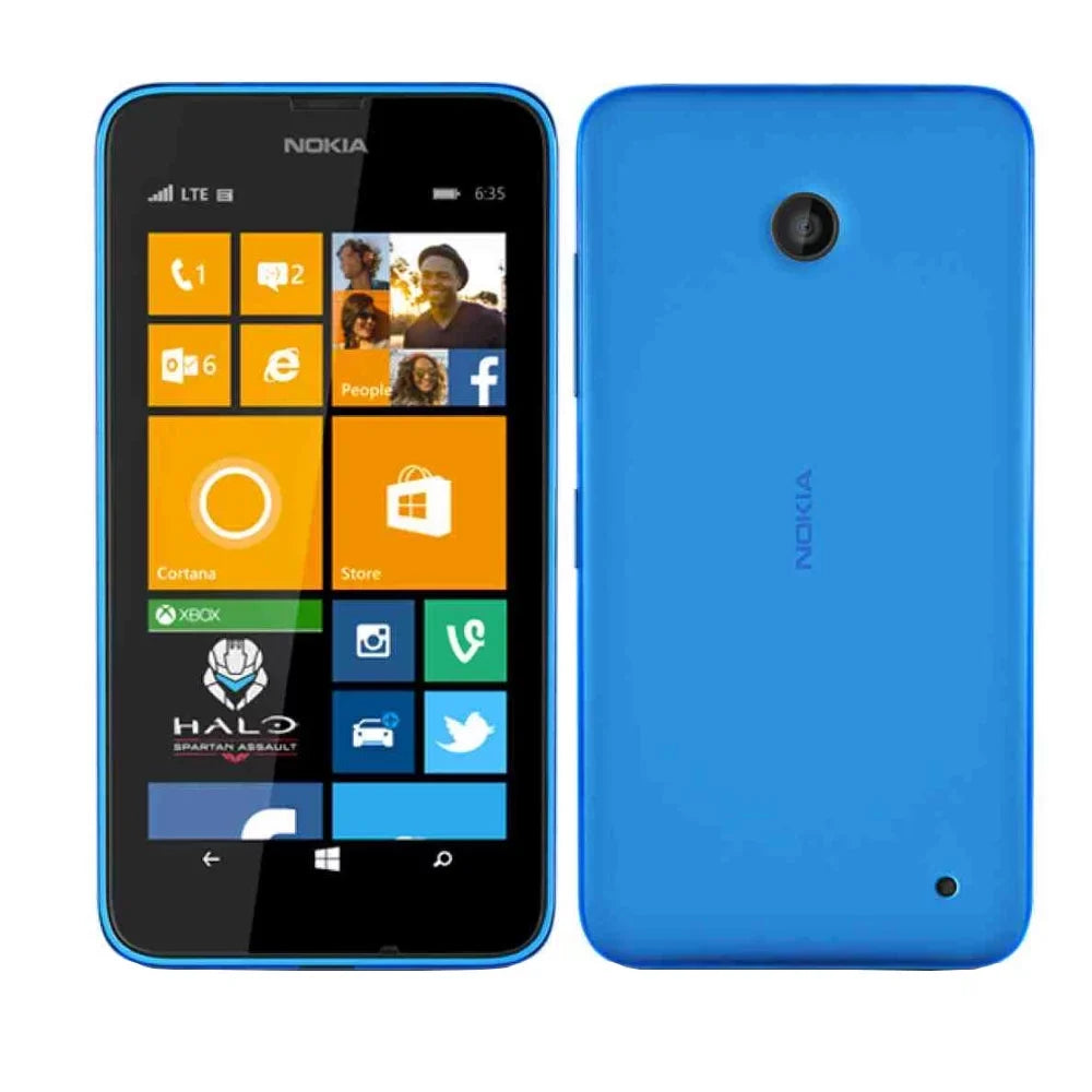 Unlocked Lumia (Used) 635 4G Blue - Mobile LTE Windows Nokia Cricket Smartphone