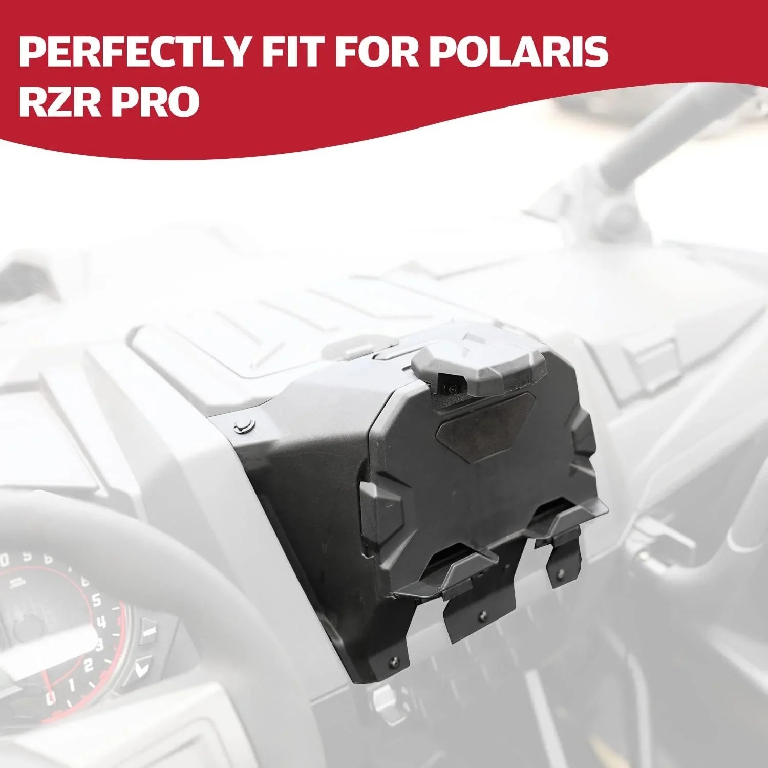 Storage Polaris Box PRO Holder UTV Tablet Electric RZR A XP Organizer for PRO with & Device