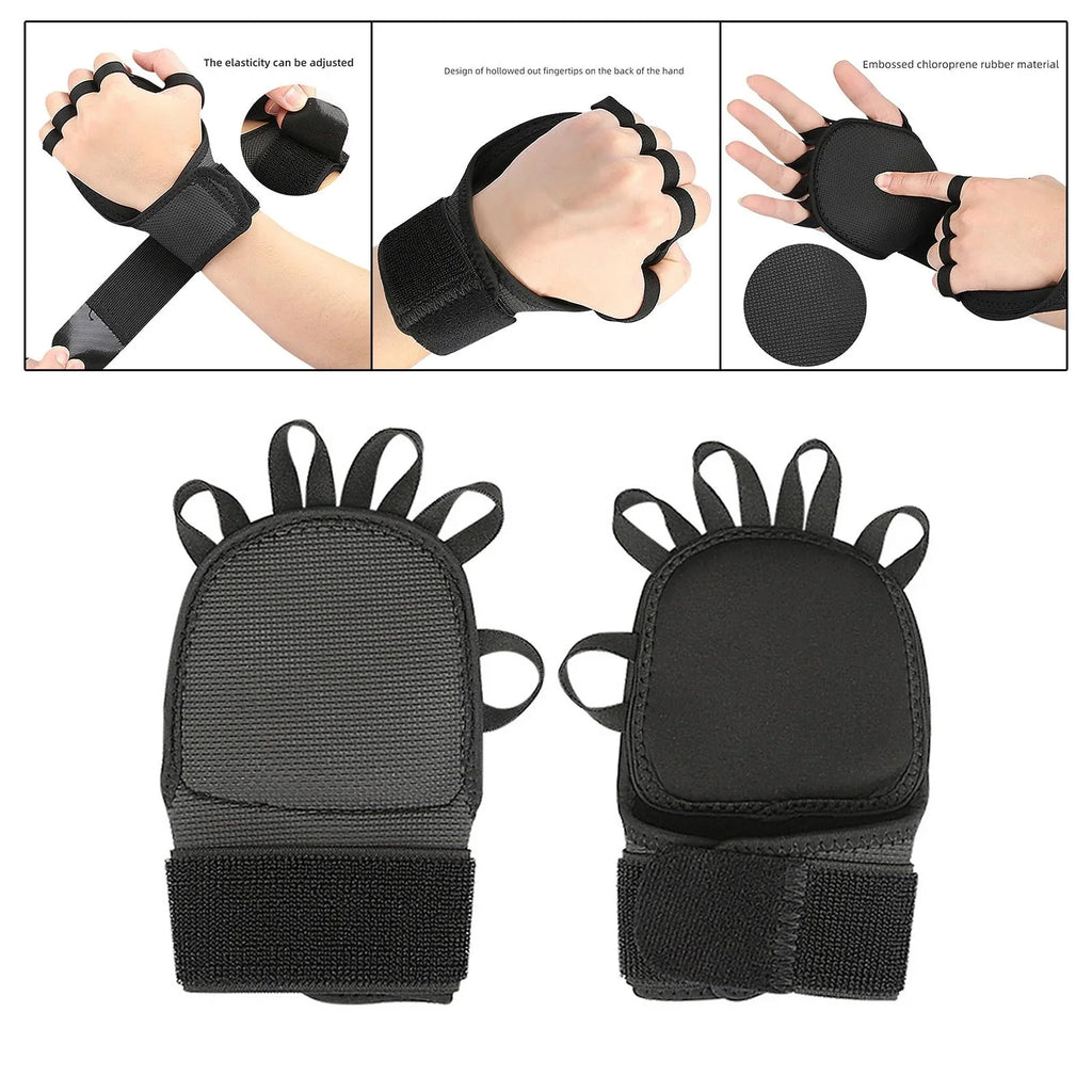 for Kettlebells Shrugs 5xGymnastics Power Deadlifting Hand Grips AMLESO Grips Lifting