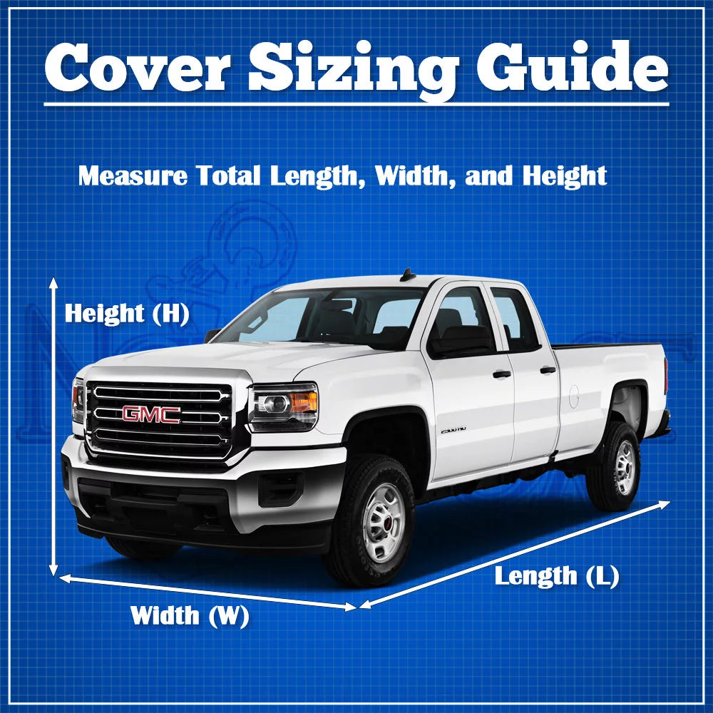 NEH Cover 9" Indoor Waterproof Gray to - All (249" up - Standard Breathable Pickup Length Cab, 60") with Trucks Superior - Weather Bed Fits Outdoor x x Extended Pickup 70" Truck 20'