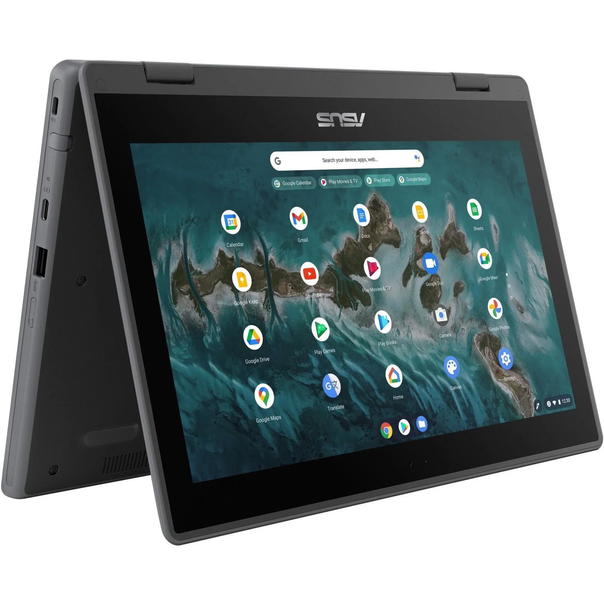 Flip ChromeOS, Chromebook 11.6" Touchscreen, CR1100FKA-YZ184T Intel 64GB Asus Celeron SSD, N5100,