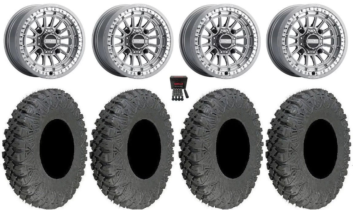 Honda 33" Race Gm Pioneer Wheels Can-Am / 1000 X3 Delta 15" Bdlk / MetalFX Tires CC Talon Maverick Soft