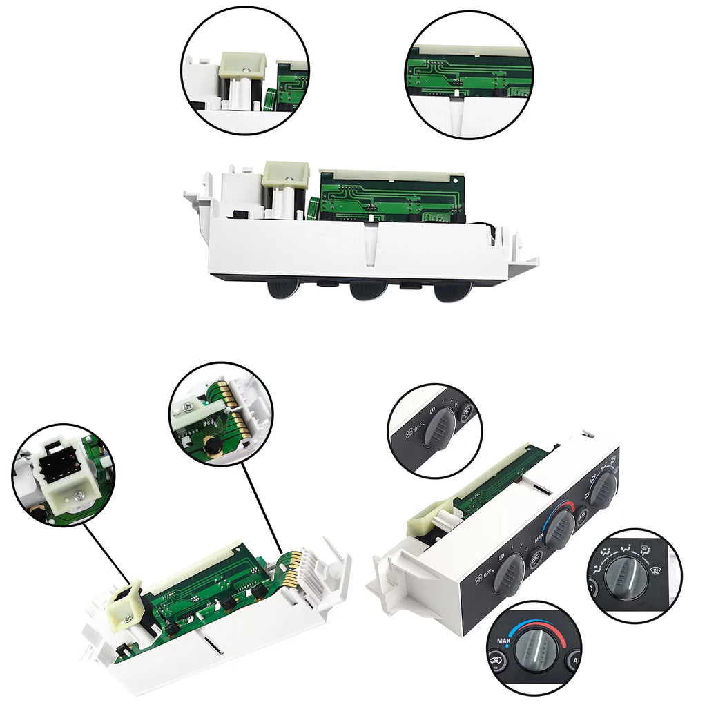 C1500, Panel K1500, K2500 GMC 16231175, Climate Chevy, Module with Control HVAC C3500, Escalade, - Heater Suburban, Control 16238895 Tahoe C2500, Compatible C3500HD, Cadillac,