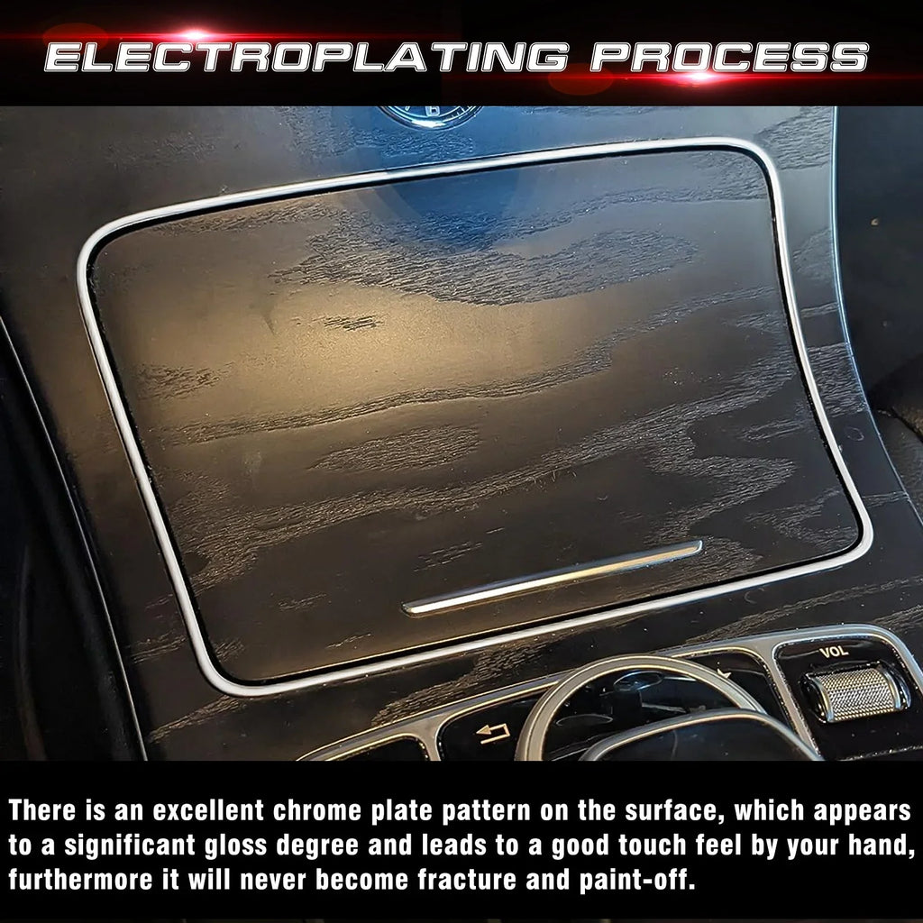 Frame GLC Ashtray Mercedes C400 Class Box Compatible Center Storage C300 Console W253 GLC Benz with 2015-2021 C C63 W205 Tech Trim, 300 Chrome, Xotic 2016-2023 Class