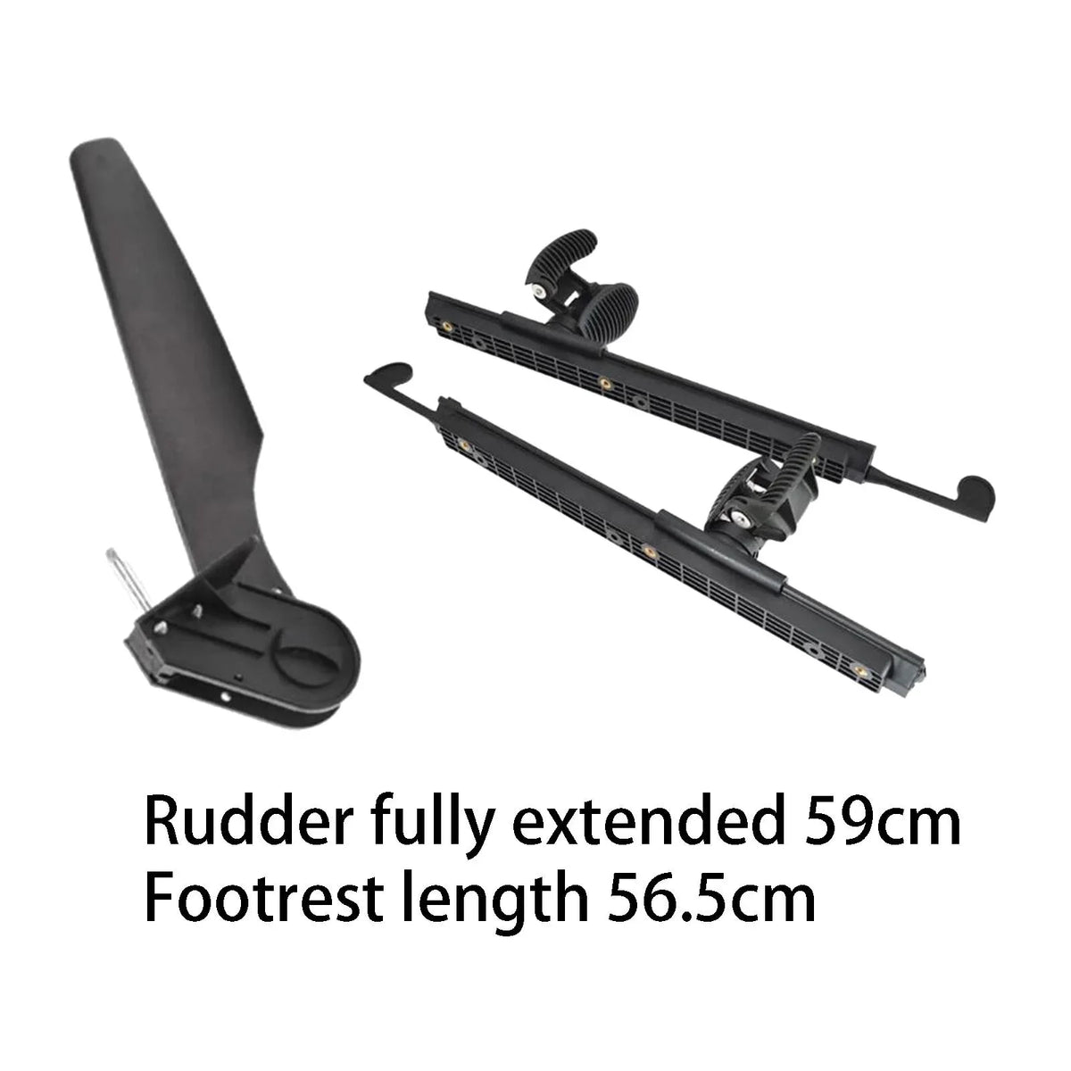 Kayak Fishing Pegs Brace Boat Pedals with Canoeing for Foot Boat Watercraft Marine Tail Accessories kesoto Rudder Kayak Foot Rudder