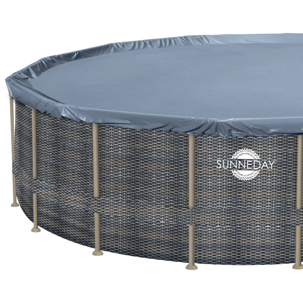 x Round Soft-sided ft. Rattan 52 Sunneday in. Oasis 18