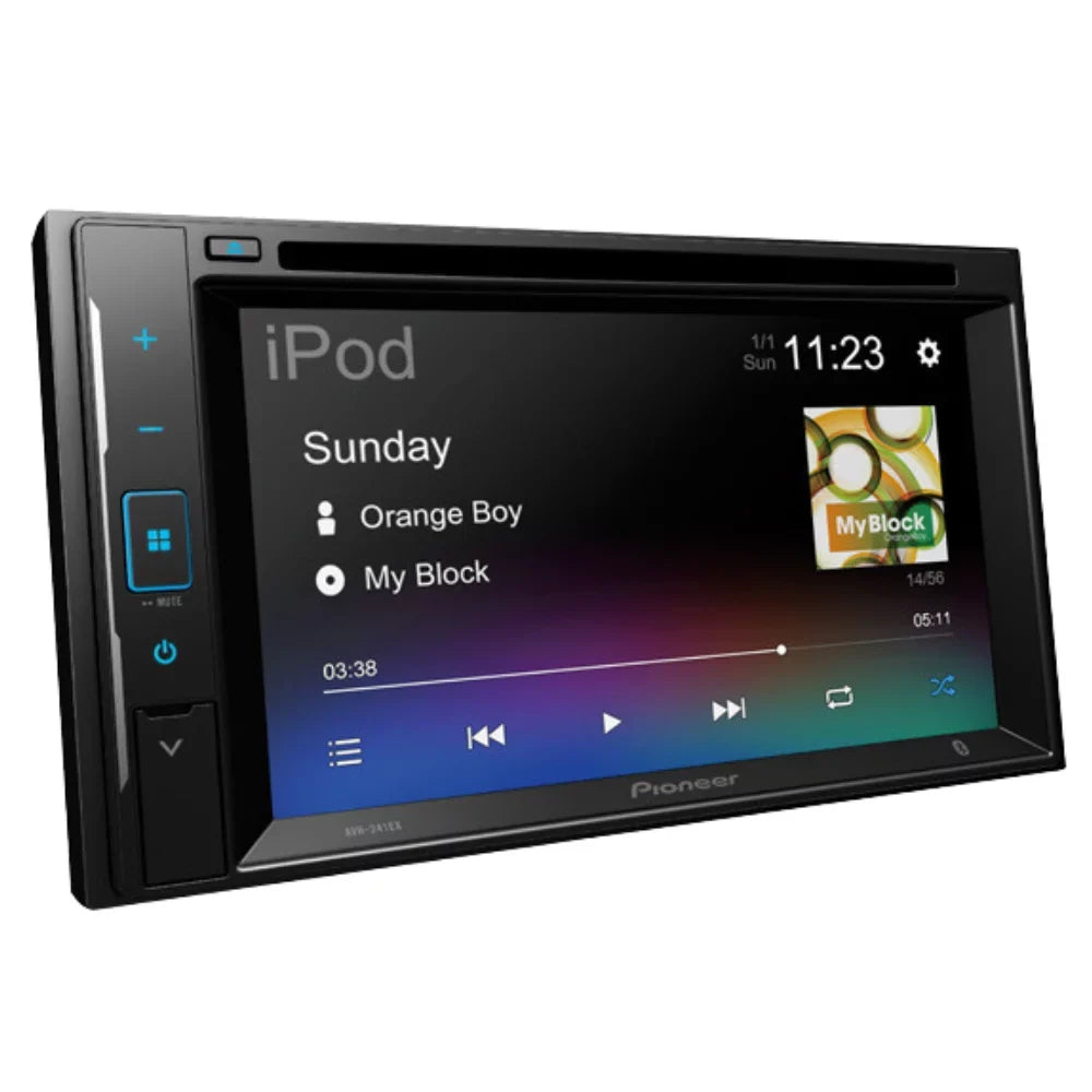 Car for Chevrolet Media DVD/CD Stereo Pioneer 6.2" KIT4844 Receiver Bundle Touchscreen Camera/Installation with W/ Avalanche Kit/in-Dash AVH-241EX Digital Bluetooth/Backup AM/FM 2003-2006 Double DIN