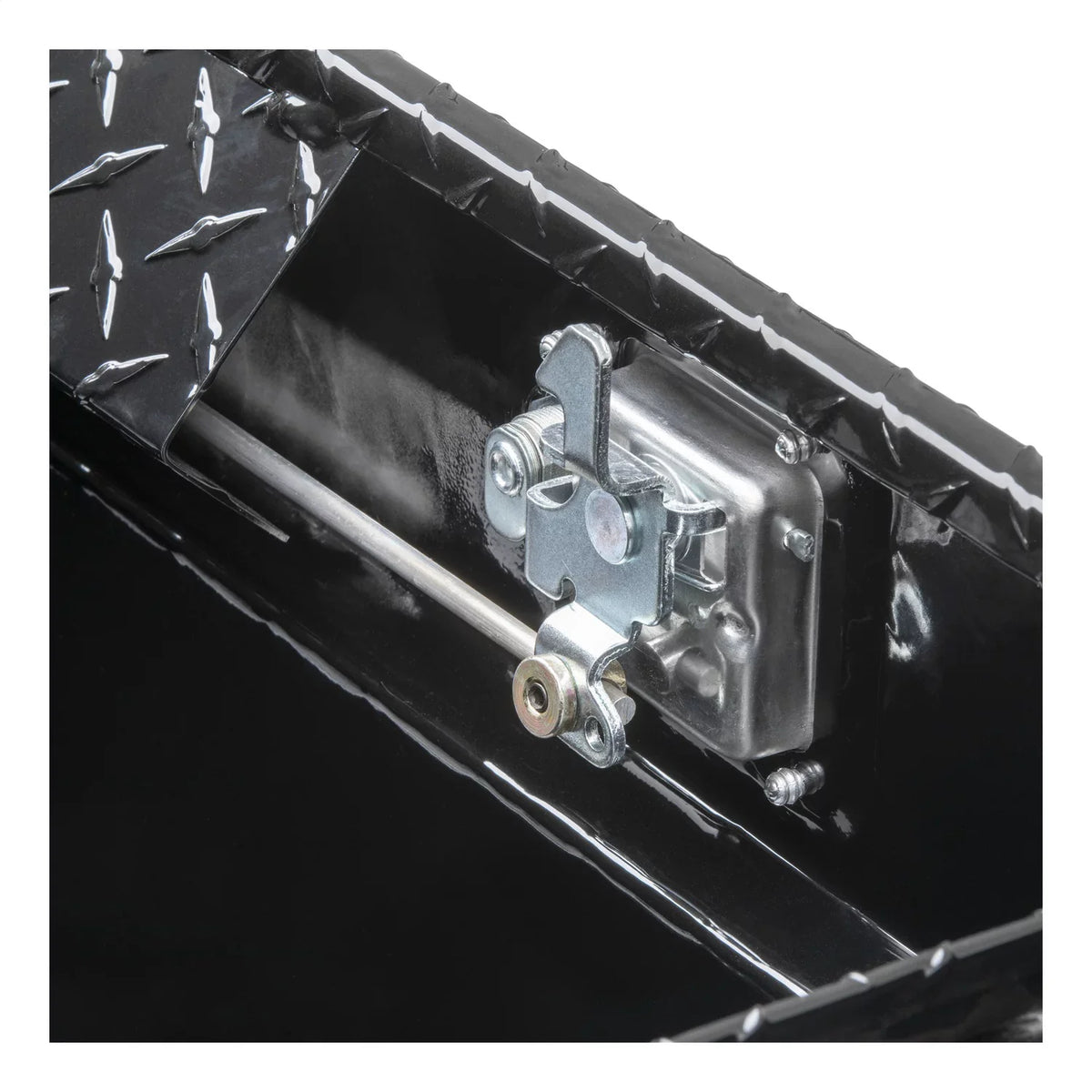 Welding ALUMINUM TOOLBOX CROSSOVER LOW TBS-69-A-LP-BLK ANGLED Services BLACK 69IN LID SINGLE UWS/United UWSTBS-69-A-LP-BLK PROFILE