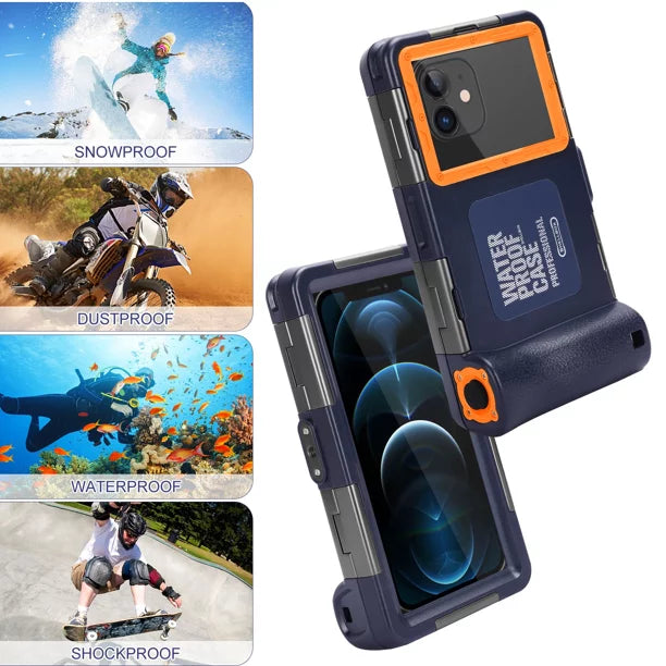 Inch [15m/50ft] Swimming Galaxy Protective UrbanX Lanyard Surfing Phones Waterproof Samsung And 6.9 with F62 Underwater Diving Up Professional Photo Video all Case LCD Housing for Snorkeling to