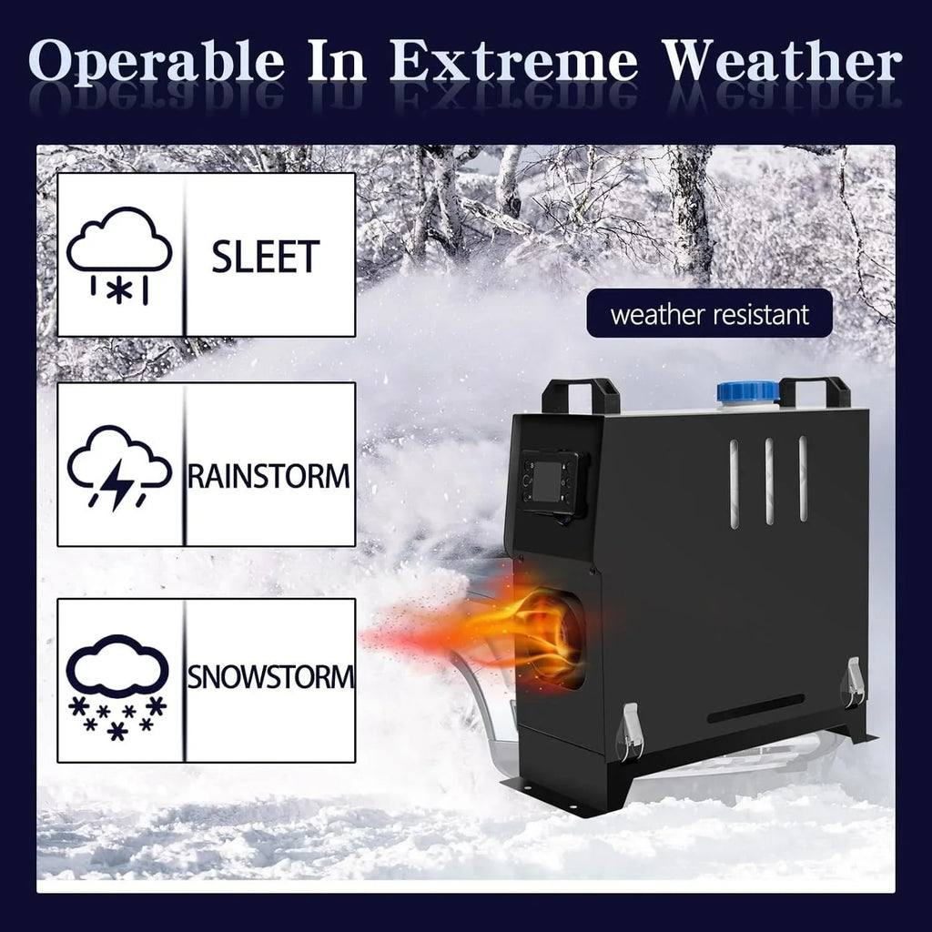 RV Control LCD Car Bus, One Trailer, All in Caravans Fast Air Heater Display, Motorhomes, and JSTUOKE for Diesel Boat, 5-8KW Heating, Truck,