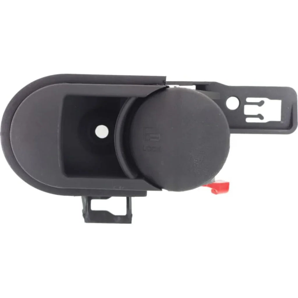 Black Side Submodels Wrangler Passenger For - Jeep (2009 Door lock Textured Or | With Rear, button| Interior (JK) door Front Handle 2010) Trim:All