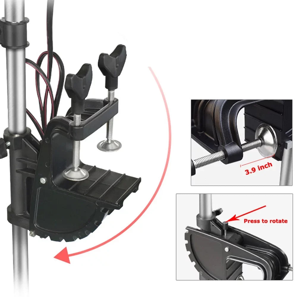 Trolling Electric 24V Electric PreAsion 240lbs Outboard Motor Thrust Saltwater Engine Motor Outboard