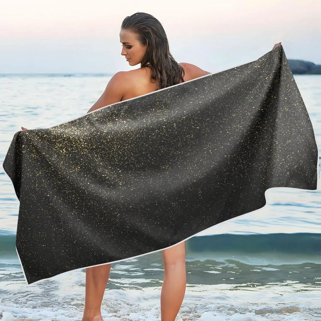 Towel Compact Dry Lightweight Swimming Beach Super Towels Quick - Holiday£¨72£© Camping Glitter Bestwell for Travel Oversized - Texture Absorbent Towel