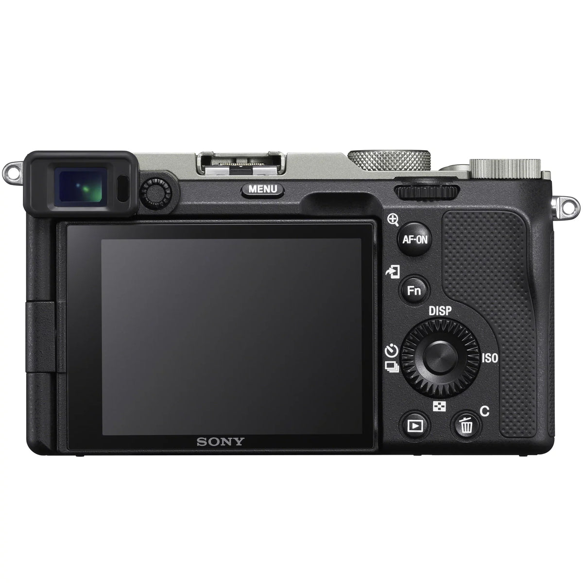 Deco and + Body Sony Charger, Bundle Software Silver with Kit a7C Gear Size Full Camera Accessories Photography Extra ILCE7C/S Tripod Mirrorless Battery, Full Dual Frame Pro Case +