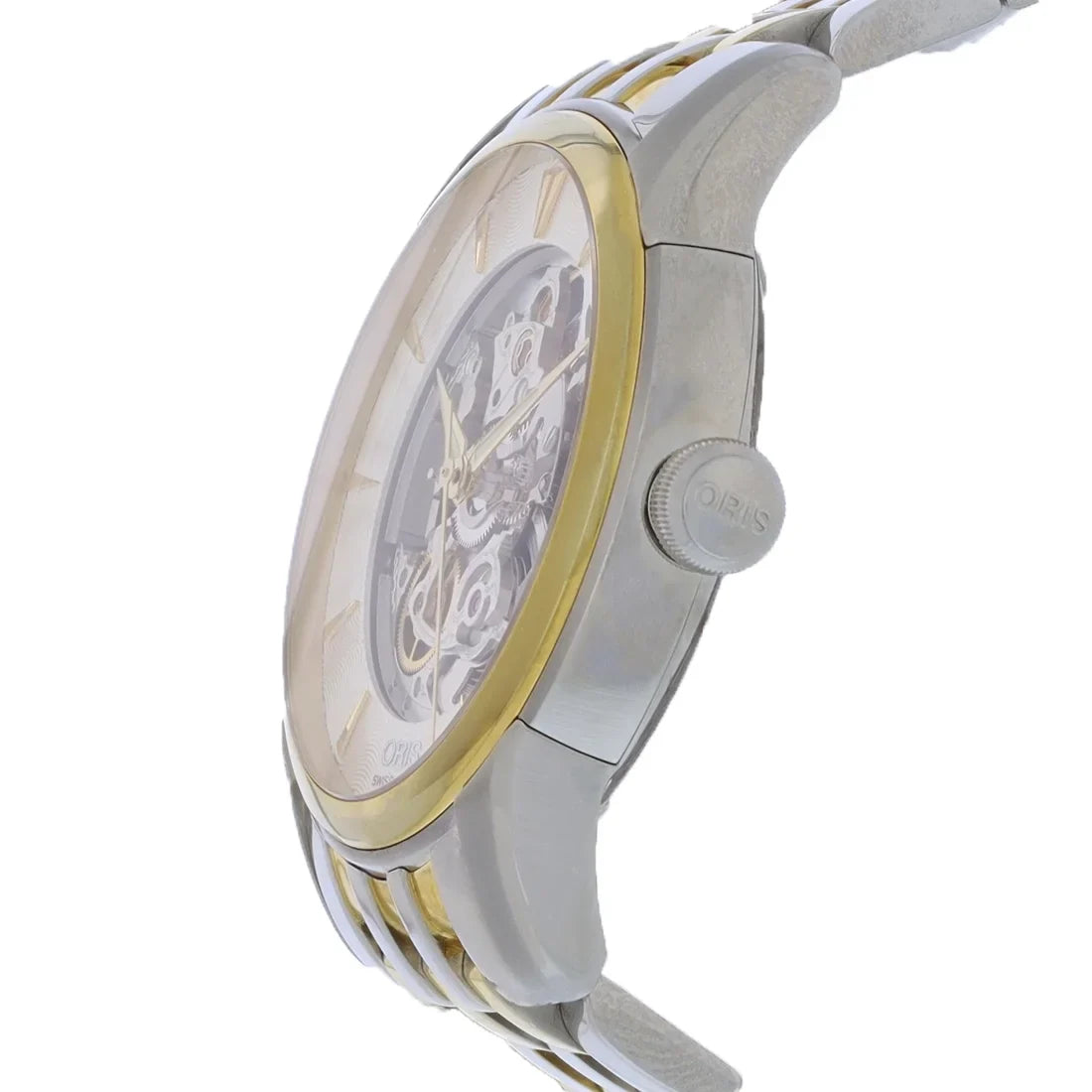 Pre-Owned 01.734.7670.4351 Mens Two-Tone Stainless Oris Automatic Artelier Watch