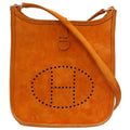 Hermes Bag Orange (Fair) H Pre-Owned TPM 0069HERMES Shoulder Engraved ¡õ Evelyn Dobris