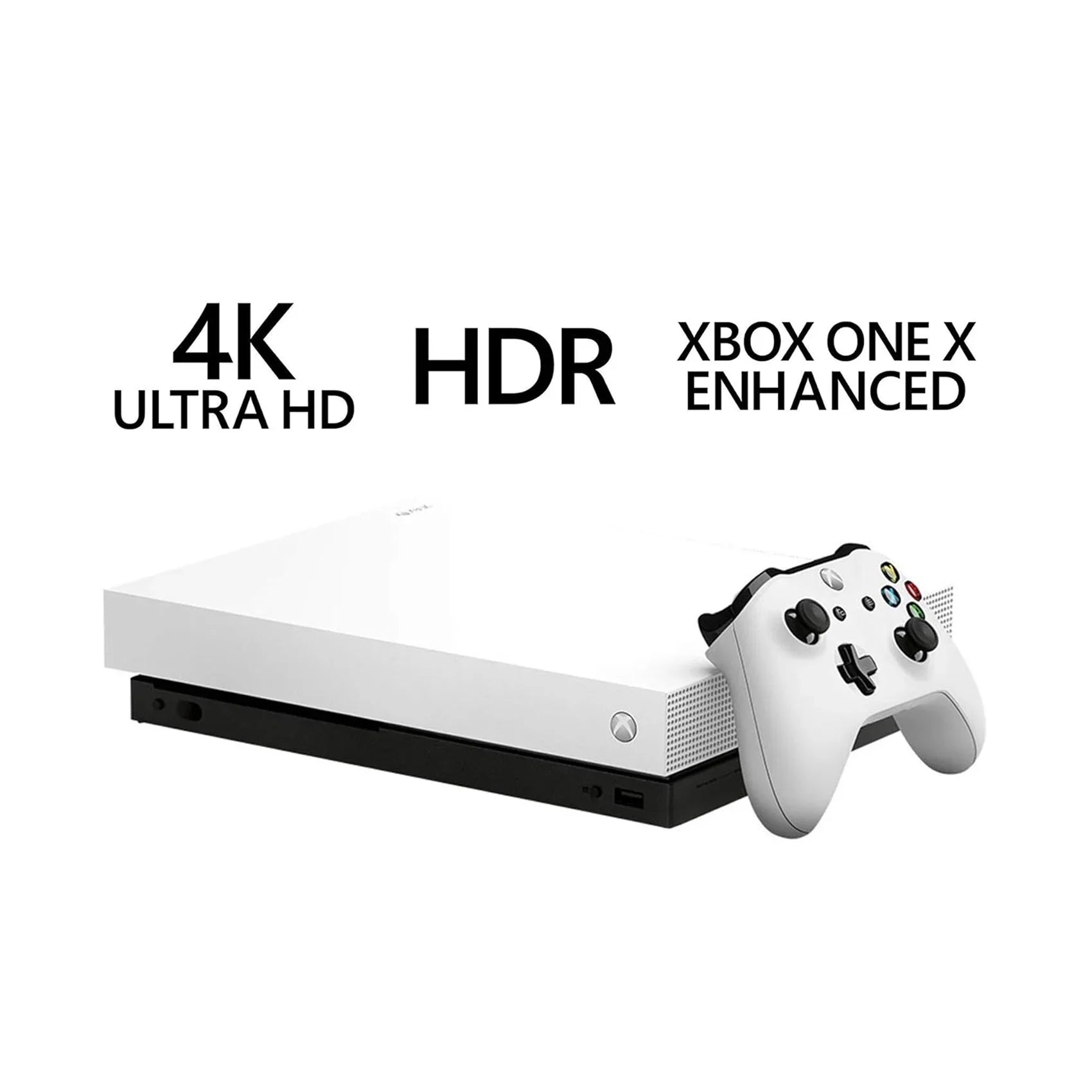 X Ultra Pre-Owned Like New) with Kit One with White Microsoft Xbox HD 4K Controller, 1TB (Refurbished: BOLT 2 Bundle AXTION Cleaning HDMI