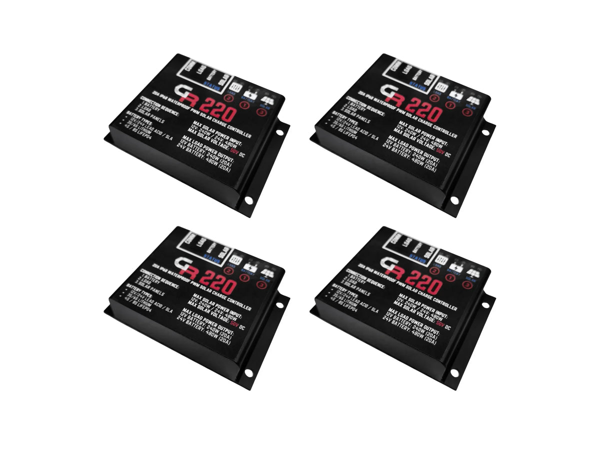 Charge CEP220 x 4 Generator Upgrade Solar to Controllers