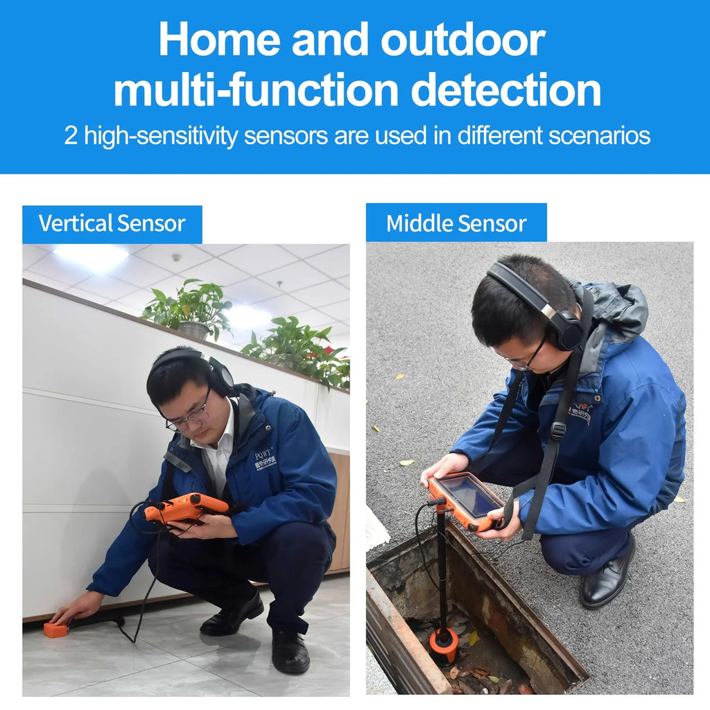 Indoor Pipe Detector 5m Outdoor PQWT-L3000 Multifunctional Leakage Depth