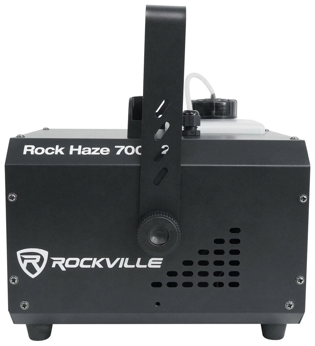 ROCKHAZE Water Rockville Remotes and (2) Based DJ/Club Haze 700 DMX CFM Hazer Machine