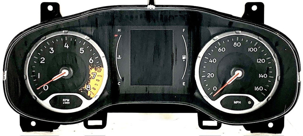 (Good) OEM 81k 2018 Cluster Speedo Screen Pre-Owned Jeep w/ Tachometer 3.5 Speedometer Renegade