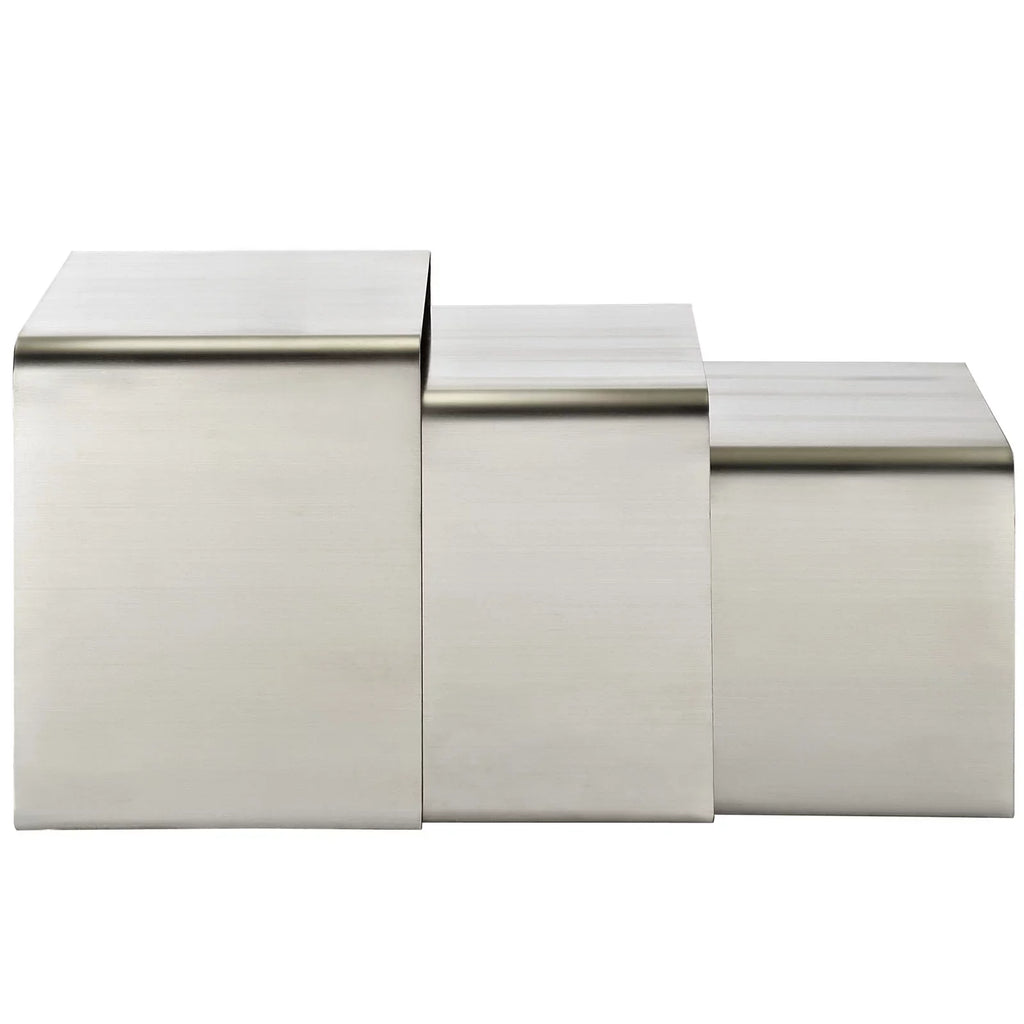 Rush Modway Silver in Nesting Table