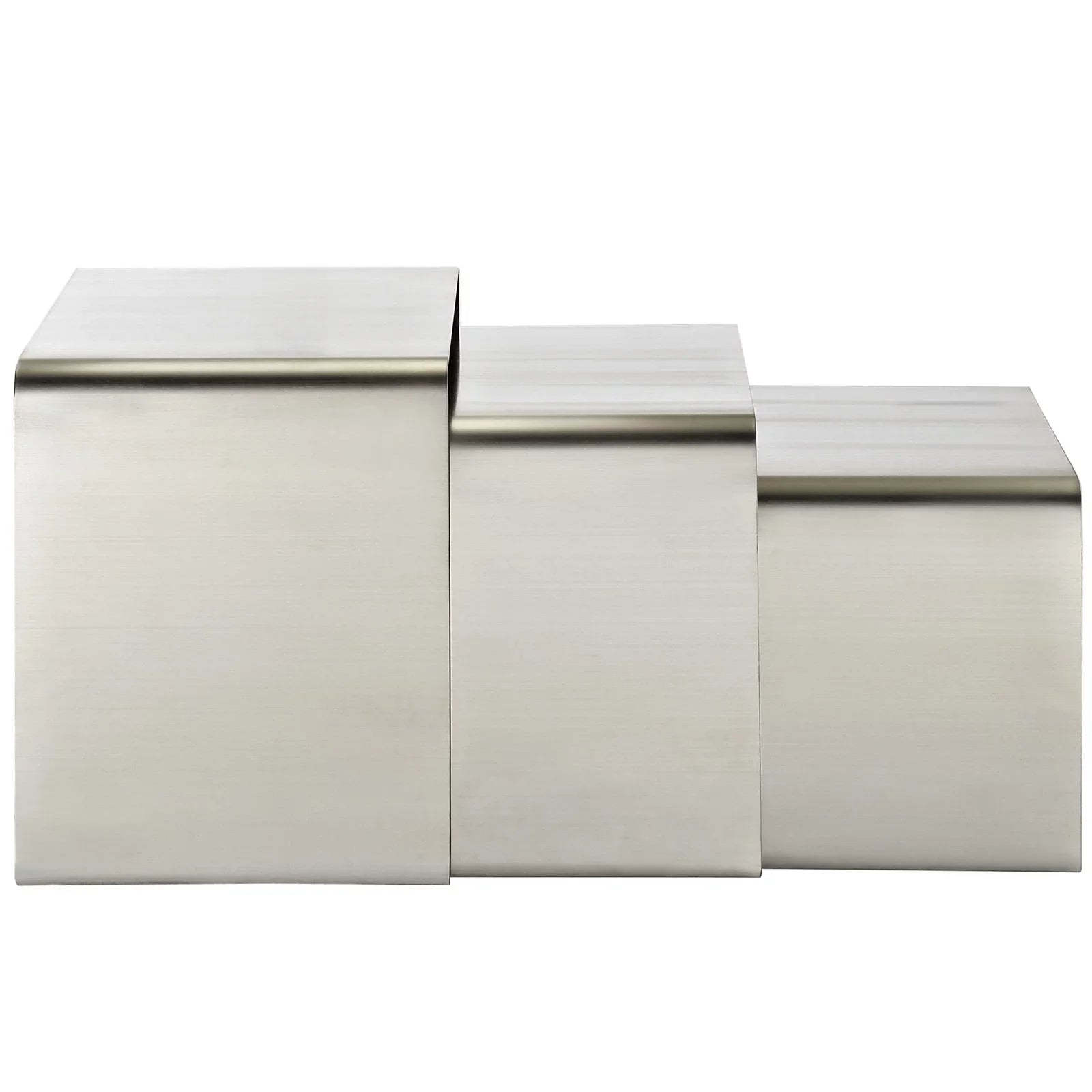 Rush Modway Silver in Nesting Table