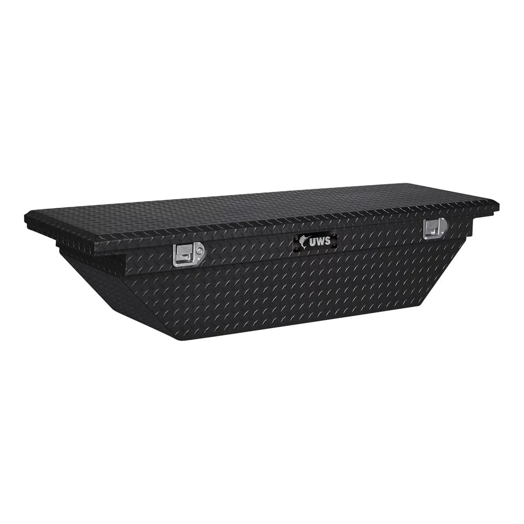 Welding ALUMINUM TOOLBOX CROSSOVER LOW TBS-69-A-LP-BLK ANGLED Services BLACK 69IN LID SINGLE UWS/United UWSTBS-69-A-LP-BLK PROFILE