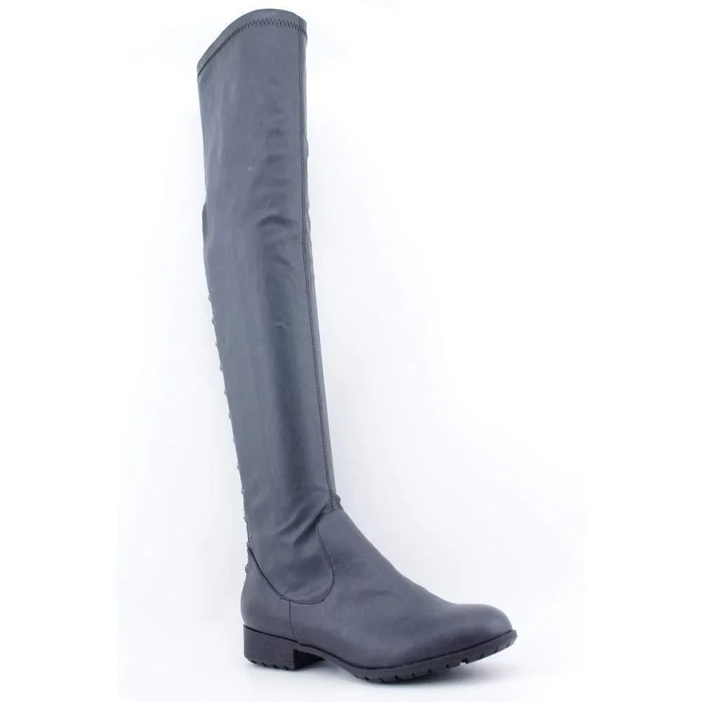 Over Van Kathy Black the 6 Womens Knee Gia Size Boots Fashion Zeeland