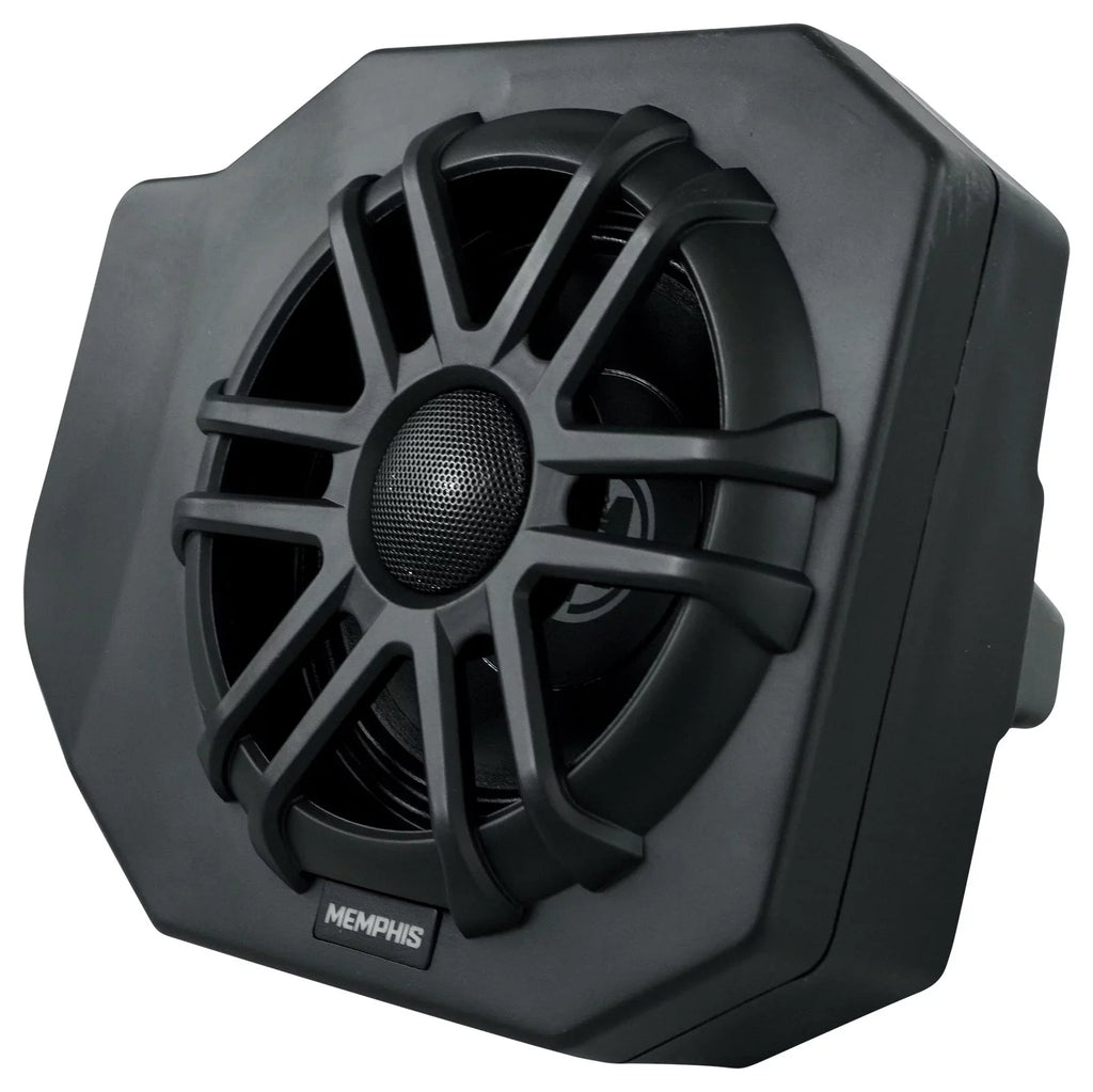 Audio RNGR65FE Pair For Ranger Polaris 2018+ Speakers+Amp Tower Memphis Pods+LED