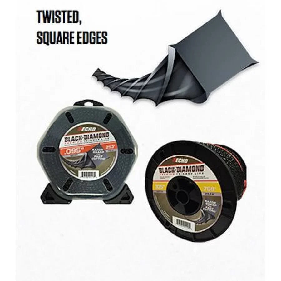 5 Echo Trimmer .105 Spool Black Equipment Line, Diamond 330105075 Lb. Original Line -