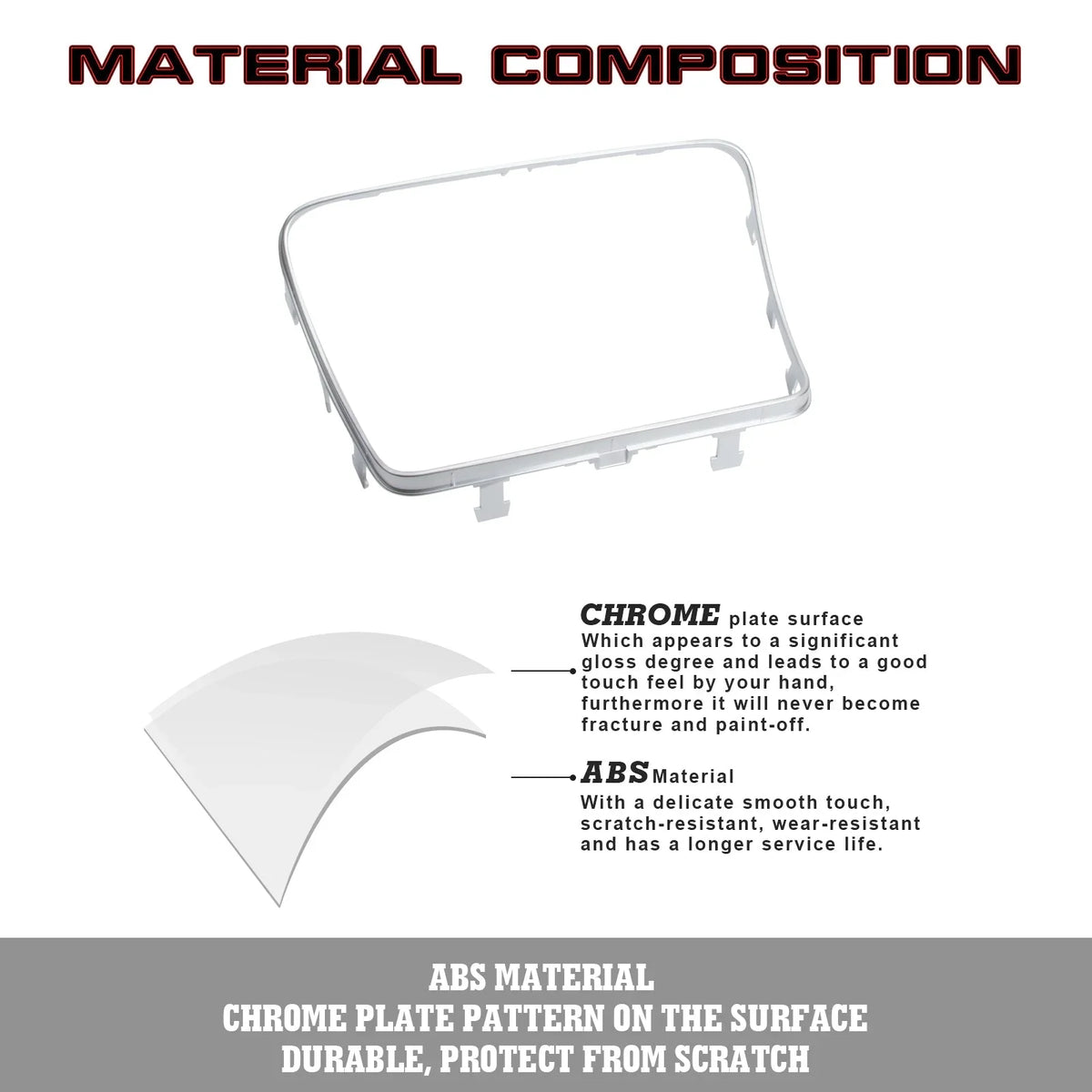 Frame GLC Ashtray Mercedes C400 Class Box Compatible Center Storage C300 Console W253 GLC Benz with 2015-2021 C C63 W205 Tech Trim, 300 Chrome, Xotic 2016-2023 Class