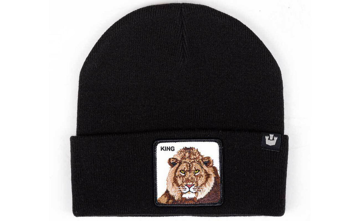 Jungle Animal 107-0037-BLK Bros Trucker One Farm Jangle Size Beanie, Goorin