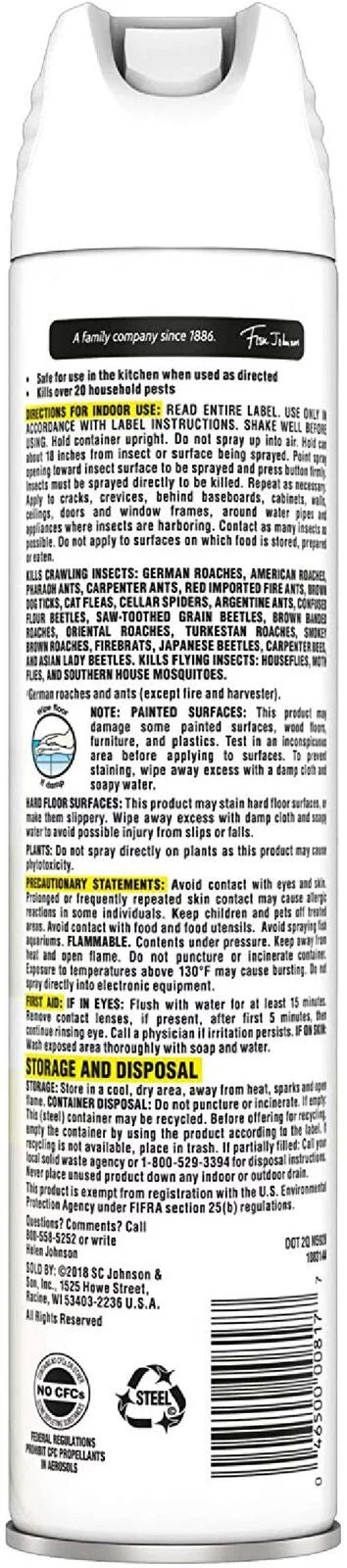 with Spray Ant Raid Killer, (12) Essential Aerosol and Roach Oils