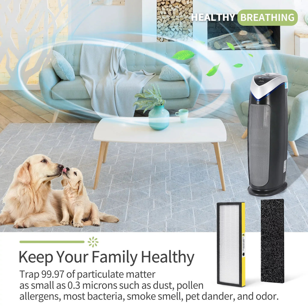 Guardian Models 6*Pre-Filters B DAJDAH | AC4900CA Purifier Replacement AC4820 + Germ 4*HEPA Replacement FLT4825 HEPA for AC4825E Filter Air Filter