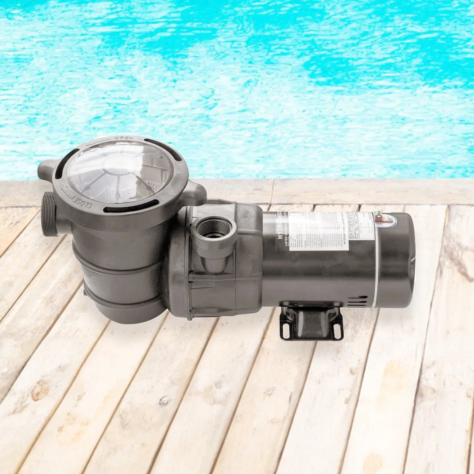 Swimline Pump Discharge HP Vertical Swimming Hydro Flo HydroTools 0.75 Pool
