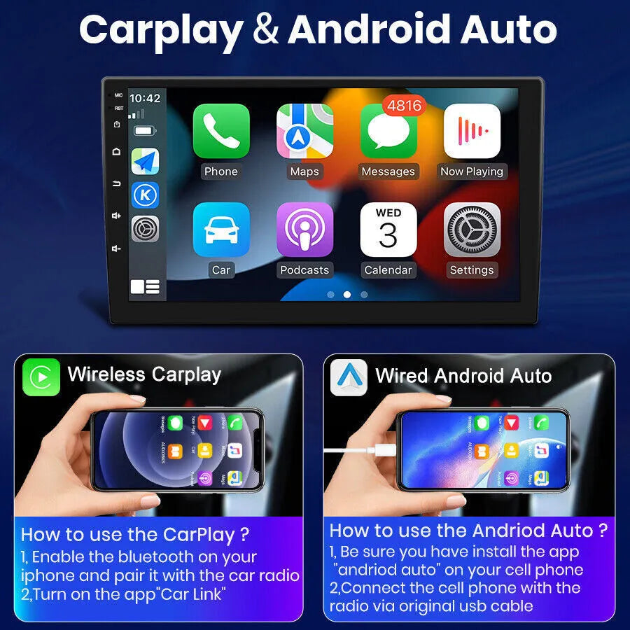 Stereo IPS H3 2+32GB Radio 9" 1280*720 CarPlay Hummer Android Car Apple GPS Navi 13 2005-2010 Fit