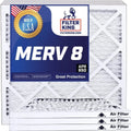 14 Actual Filter 8 Size: Furnace King MERV Pleated x | Air USA x 32.5 | HVAC 4-PACK MADE | .75" IN Filter | A/C 14x32.5x1a Filters