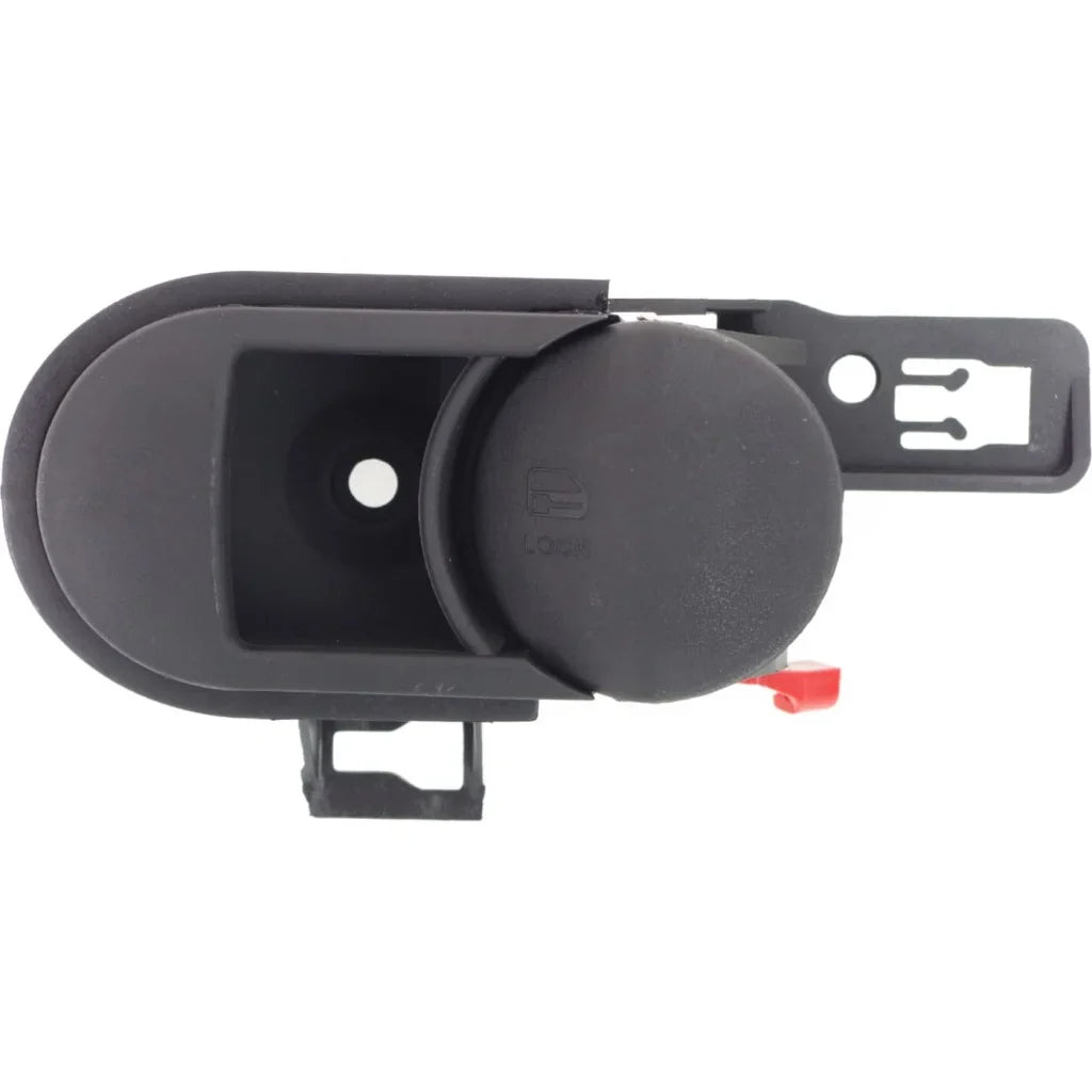 Black Side Submodels Wrangler Passenger For - Jeep (2009 Door lock Textured Or | With Rear, button| Interior (JK) door Front Handle 2010) Trim:All
