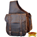 Saddle Leather Hilason For Trail Horse Bag??Leather 98HS Chap