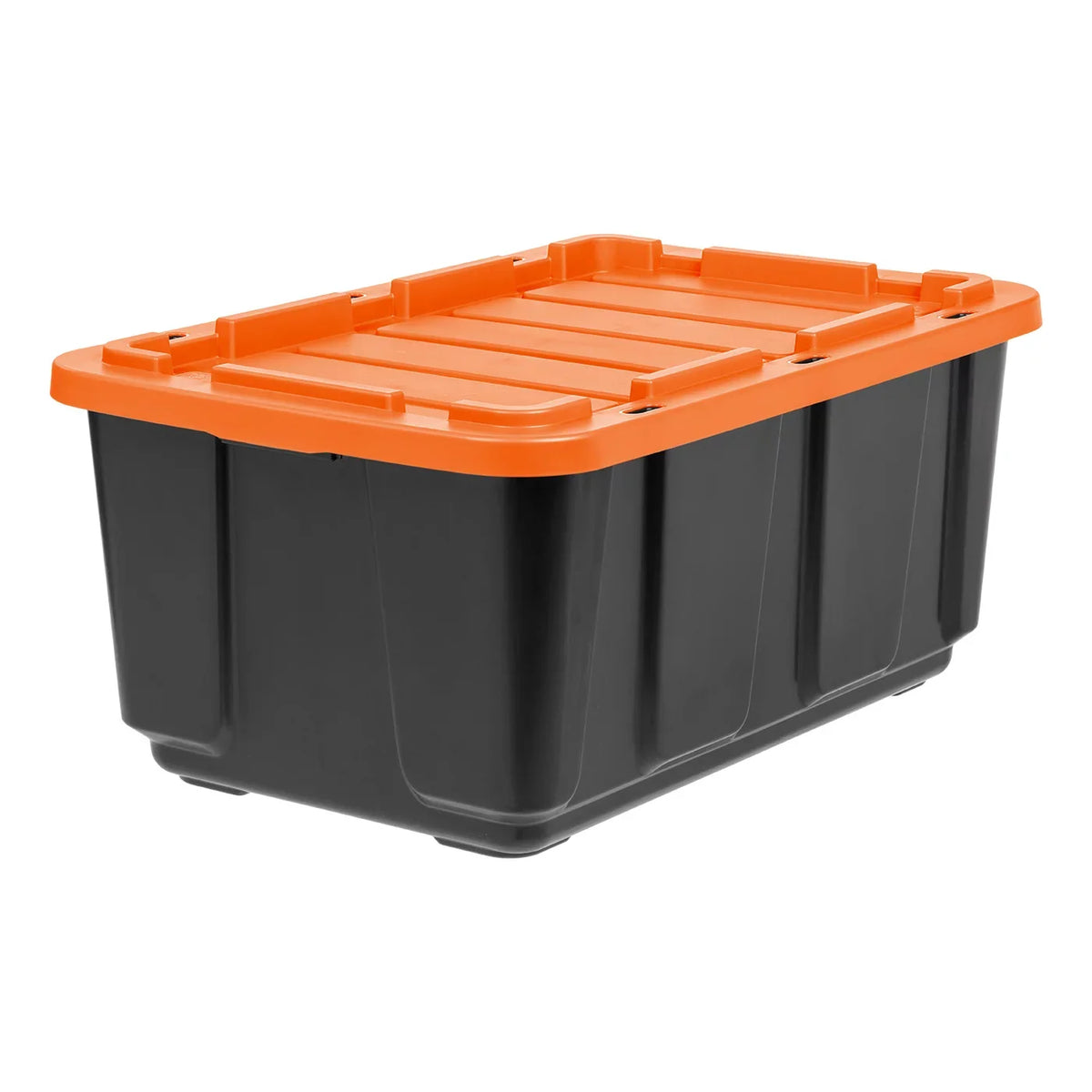 Pack Heavy Orange Utility Tote, Black 108qt/27gal IRIS Tough with Duty Lid 3 USA