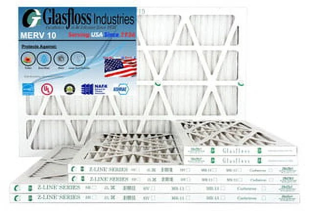4 - - USA Filter Furnace inch) 10 in - 12x36x1 11.5 Glasfloss Made MERV Air x - (Actual Pack Size: 35.5x7/8 of