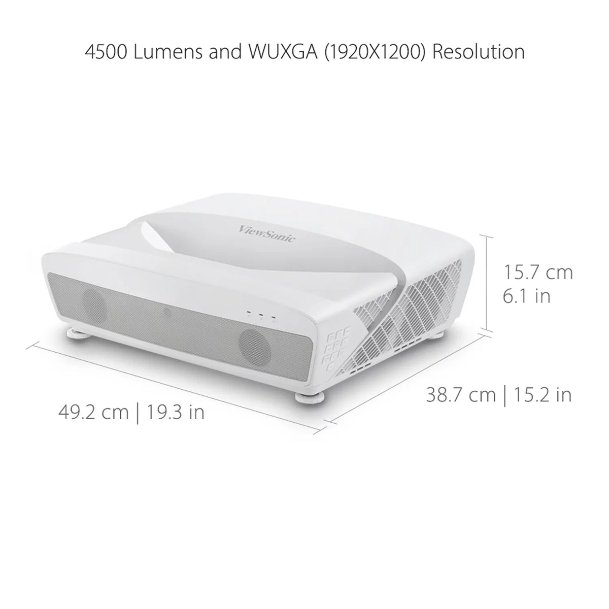LS831WU HV Education with Ultra Settings and Adjustment for Corner Short Keystoning, 4 Throw WUXGA Lumens 4500 Projector Business ViewSonic and