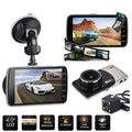 view video recording DVR car vision 1080P dual Driving HD recorder recorder rear inch 3.6 night