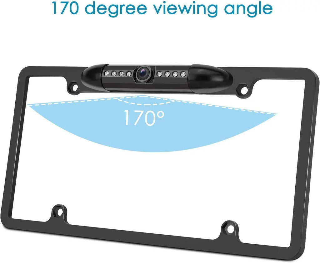 Rearview Backup Camera DDX-512 for Waterproof Kenwood Plate License DDX512 Black